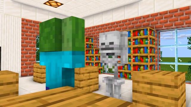 Monster School : FITNESS TRAINING LESSON CHALLENGE NEW EPISODE - Minecraft Animation смотреть онлайн