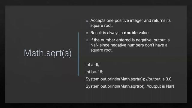 Math class - JAVA смотреть онлайн