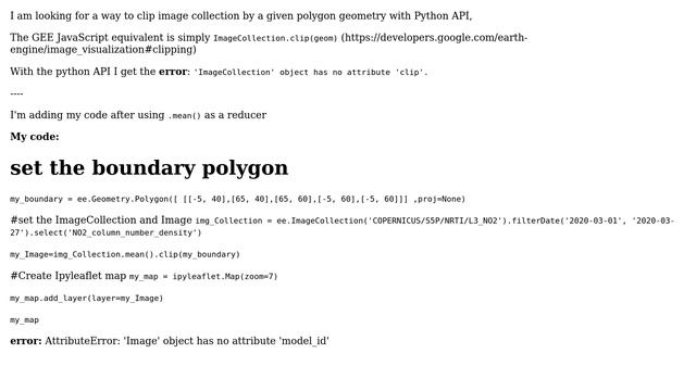GIS: Clipping a GEE Image with Python API (2 Solutions!!) смотреть онлайн