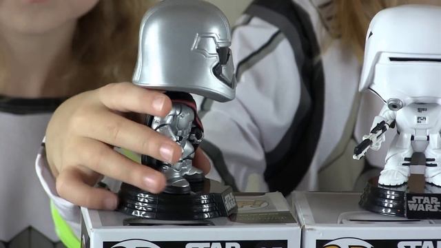 STAR WARS The Force Awakens Toys Review * FUNKO POP Vinyl Toys смотреть онлайн