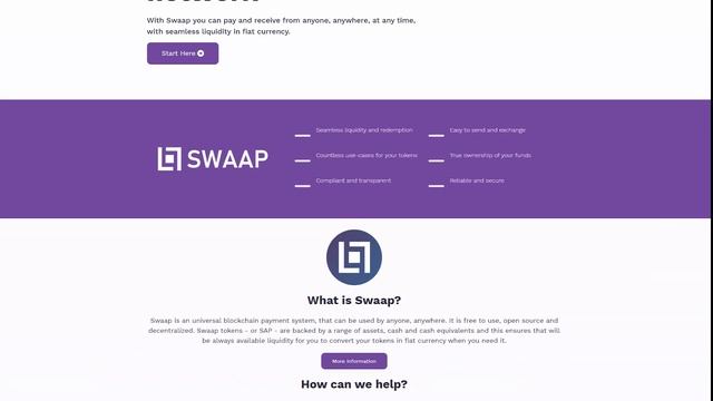 Swaap is an universal blockchain payment system. смотреть онлайн