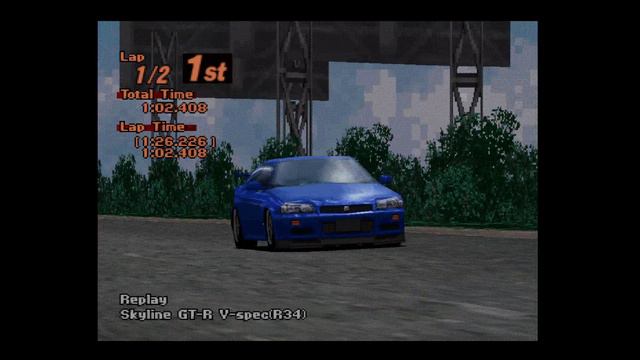 Gran Turismo 2 HD DuckStation Best Settings Gameplay