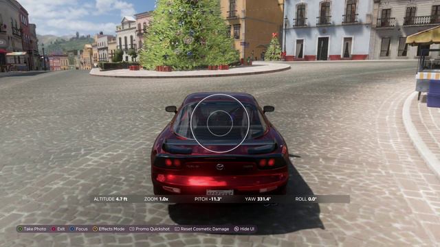 Forza Horizon 5 - Take Photo of 2002 Mazda RX-7 Spirit at Giant Holiday Tree in Guanajuato - FH5 смотреть онлайн