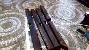 Деревянный навес из монолитного поликарбоната своими руками 2#