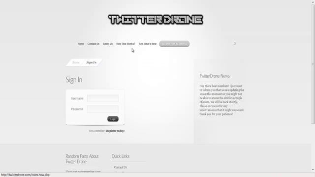 www.TwitterDrone.com Account Sign In Tutorial смотреть онлайн