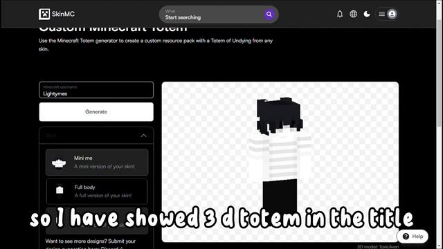 How to Make A Your Own Custom 3D Minecraft Totem! смотреть онлайн