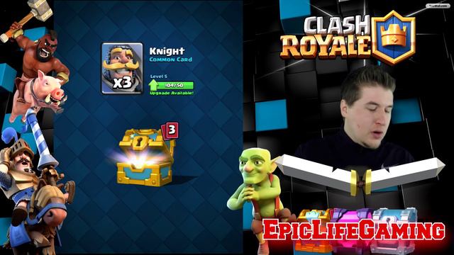 Clash Royale | MAX GOLD CHEST OPENINGS! | "UNLOCKING 2 EPIC CARDS!" BEST CHEST OPENING! смотреть онлайн