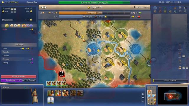 Lets Play Civ 4 Deity 17 (Tokugawa) part 2 смотреть онлайн