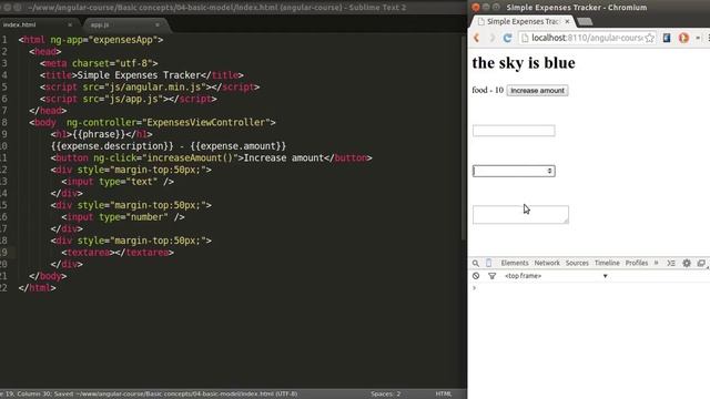 How to Use Two-Way Data Binding in AngularJS, Angular Tutorial смотреть онлайн