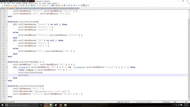 [Gmod] Lua Tutorial 14b: PData and Network Values - XP System смотреть онлайн