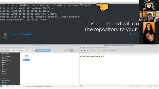 Alex de Siqueira – Intro to git & GitHub – BIDS-UpGlo Webinar смотреть онлайн