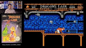 Dragon's Lair (NES) Full Playthrough #MikeMatei #Retro