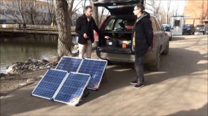 Переносные кемпинговые солнечные панели Woodland Sun House