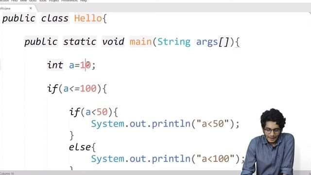 #2.3 Nested If-Else Statement in Java | Explanation | Coding | Println смотреть онлайн