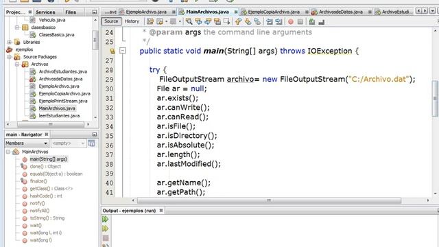 217 Jerarquía de clases para flujos de entrada InputStream y de salida OutputStream en Java смотреть онлайн