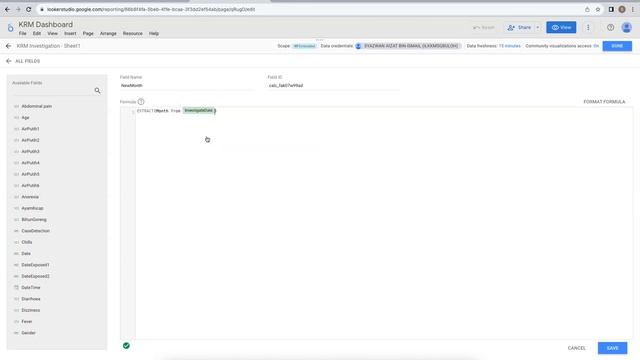 #ADED3 T5.6 Outbreak Interactive Dashboard for Epidemiology #LookerStudio | Create Visualization смотреть онлайн