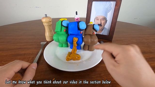 Kluna tik Eating the Whole AMONG US CREWMATE | Mukbang eating Asmr смотреть онлайн