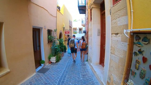 Chania Crete, The most complete tour of Chania, Greece 2021, walking tour, 4K UHD смотреть онлайн