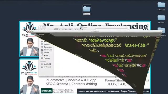 How to build website using HTML, CSS, Bootstrap in Urdu/Hindi! Part 8 By: Mr. Aali Online Academy смотреть онлайн