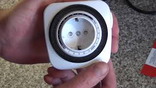 Розетка с механическим таймером REXANT 11-6005 обзор \ Умная розетка . смотреть онлайн