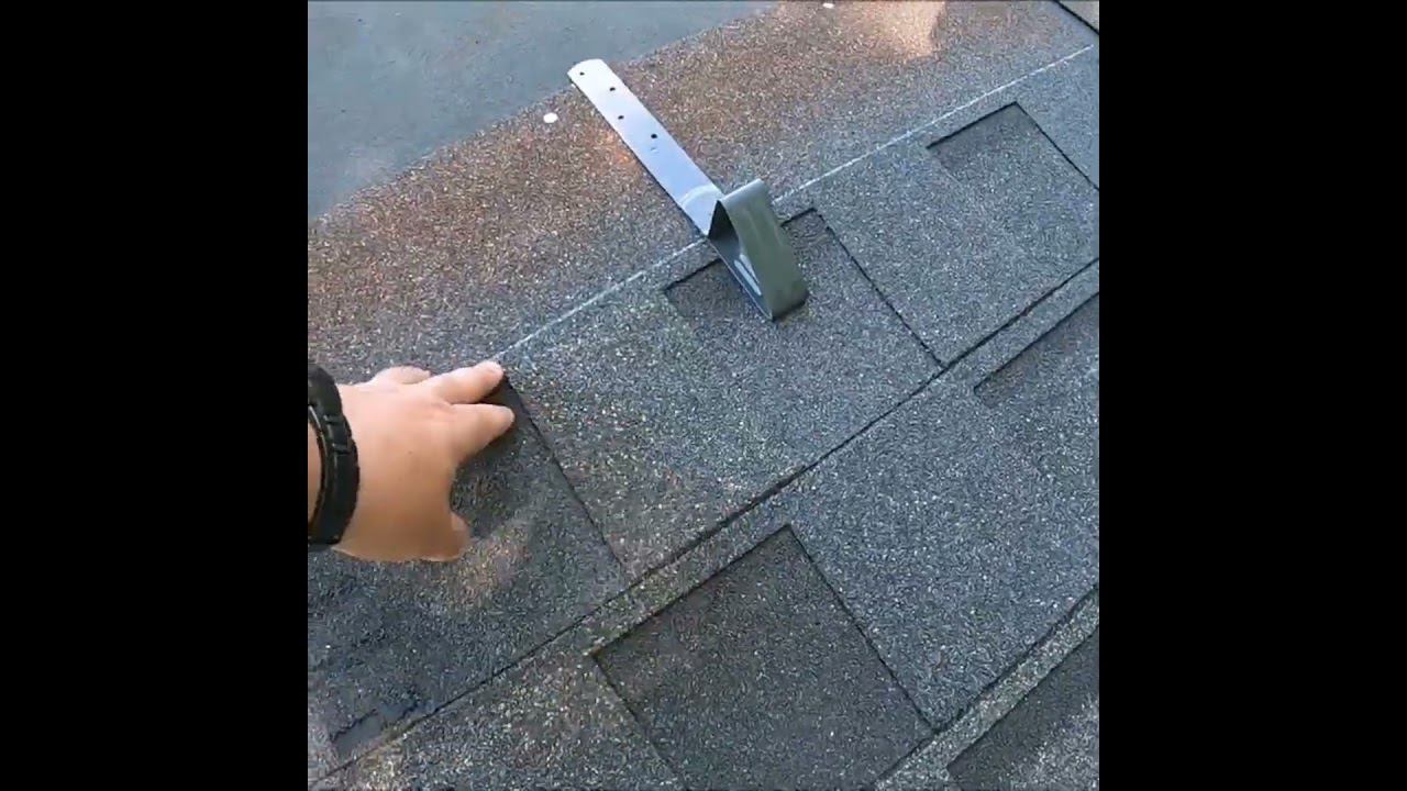 Куда забивать гвозди при монтаже гибкой черепицы смотреть онлайн