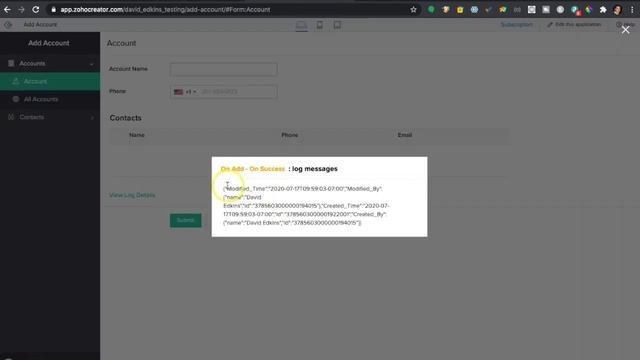 2020: Quick Create Zoho CRM Account and Contacts Using Zoho Creator Webtab смотреть онлайн