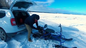 Самый бюджетный снегоход! Хаски или как я приручил Валли!