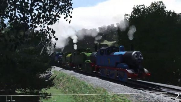 TRAINZ RAILROAD SIMULATOR - THOMAS AND ALL TRAINZ LOOK DIZZY DISASTER! - THOMAS RUN AWAY CHASE!
