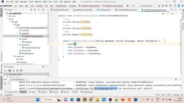 REST & Spring Boot Tutorial 11 Create Custom Exception смотреть онлайн