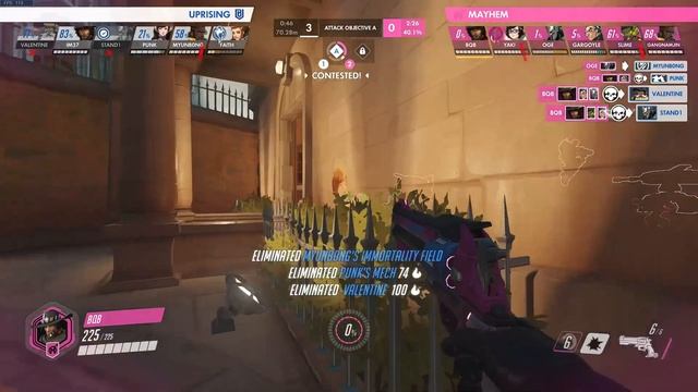 the turret is skilled player - Uprising vs Mayhem смотреть онлайн