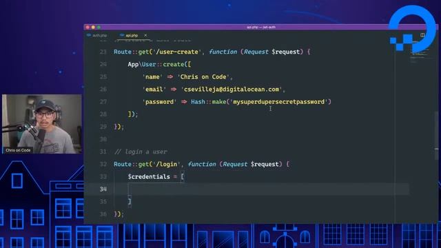 Authenticating a Laravel API смотреть онлайн