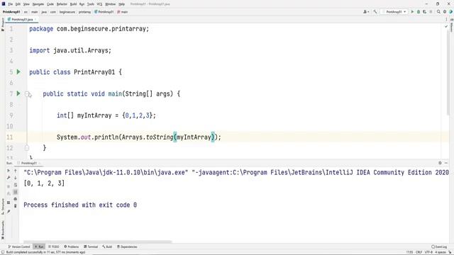 How To PRINT A JAVA ARRAY The EASIEST Way! смотреть онлайн