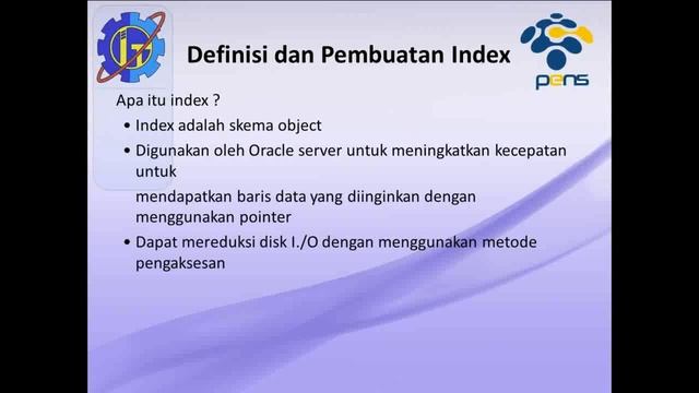 PRAKTIKUM 13 - Sequence, Index dan Synonym смотреть онлайн