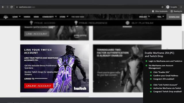 Warframe | How To Enable Two-Factor Authentication and Twitch Drop | Main Quest IRL смотреть онлайн