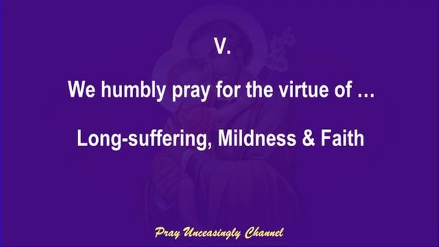 SAINT JOSEPH CHAPLET PRAYERS - THE MAN OF MANY VIRTUES смотреть онлайн