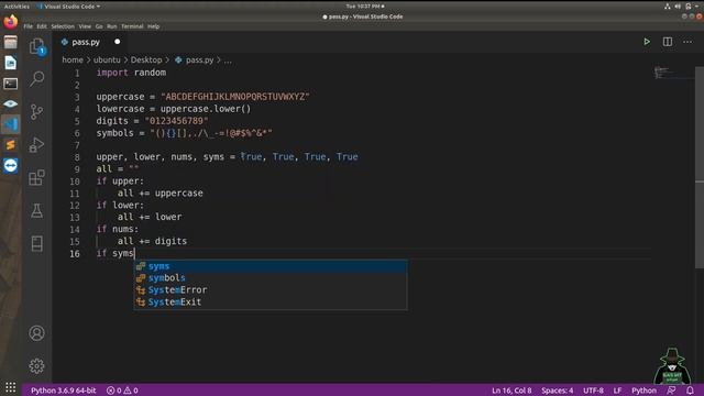 Simple Password Generator Using Python | Tamil смотреть онлайн