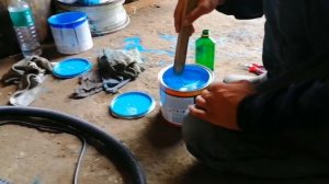 Покраска Ворот в гараже краскопультом/Жизнь в Деревне/Family в Деревне