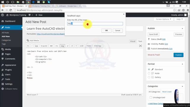 Wordpress basic to advance training 2016 | Post Formatting | how to add permalink | Link | Lesson 1 смотреть онлайн