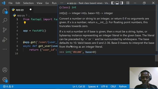 Accessing And Using Path and Query Parameters in FastAPI. смотреть онлайн