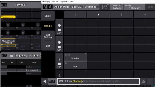 E09 - Executors Faders And Buttons GrandMA3 OnPC Tutorial