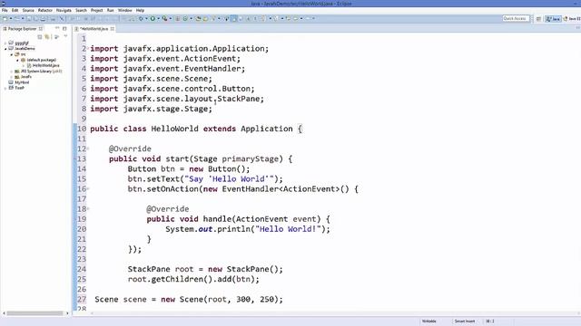 JavaFx Tutorial For Beginners 2 - Download and install JavaFX for Eclipse смотреть онлайн