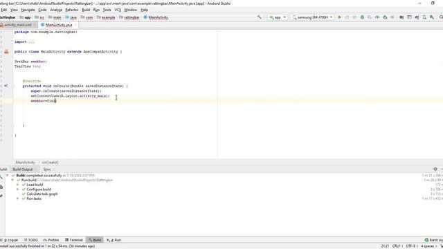 How to create Seek bar in Android Studio #12 || Android App Development Tutorials 2020 смотреть онлайн