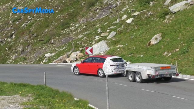 Updated 2023 Skoda Octavia Facelift Prototype Spied Testing New Front In The Alps смотреть онлайн