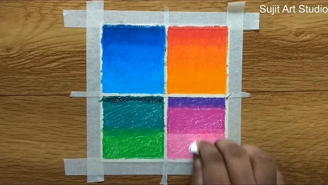 4 Type of Drawing Clouds | Easy & Simple Oil Pastel Drawing for Beginners | Step by Step смотреть онлайн