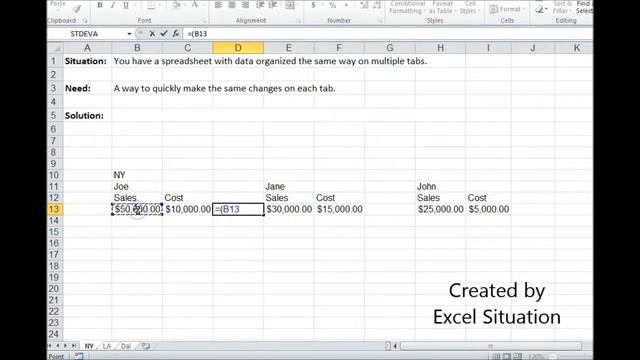 Excel making the same changes on multiple tabs смотреть онлайн