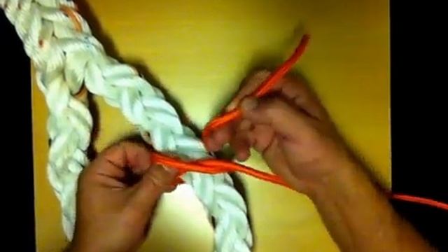 Морской узел "Выбленка"-Clove Hitch. Как завязать Выброску-How to Fix Heaving Line смотреть онлайн