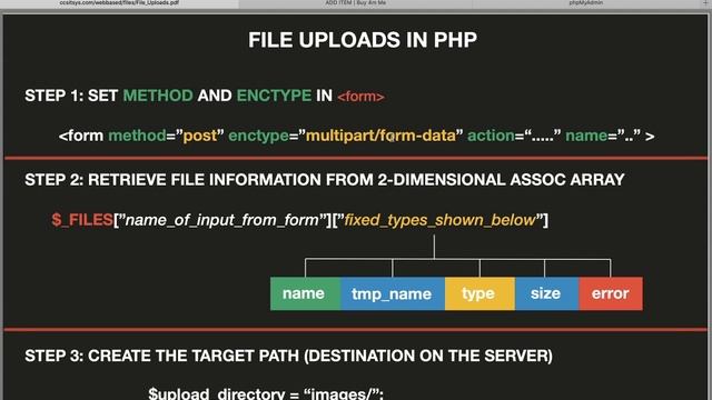 PHP - File Uploads (Part 1/2) смотреть онлайн