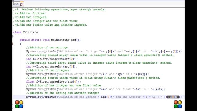 Addition of two strings,integers,one integer and one float,and one string value--5 смотреть онлайн