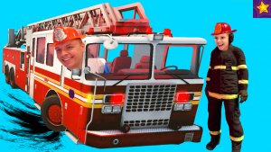 Потушили ПОЖАР и Спасли Человека !!! Как ИГОРЬ на ПОЖАРНОЙ МАШИНЕ Спешил на ВЫЗОВ