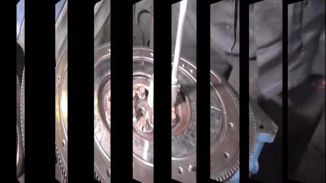 Установка маховика,диска и боковой крышки двс ВАЗ 2108 2110